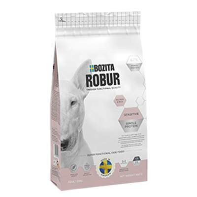 Robur Sensitive Single Protein Salmon & Rice - Protéine unique 2x - 12.5kg/ 3x - 3kg