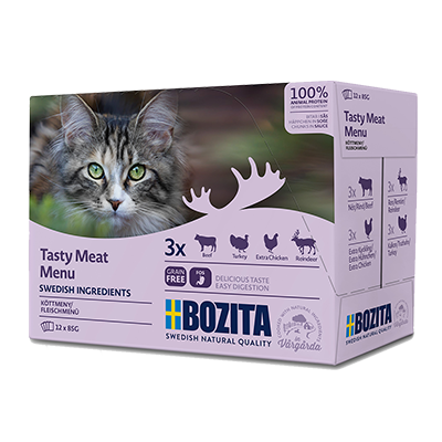 Bozita Pouch Multibox Menu viande HIS