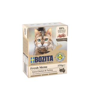 Bozita Feline en sauce avec poulet et dinde