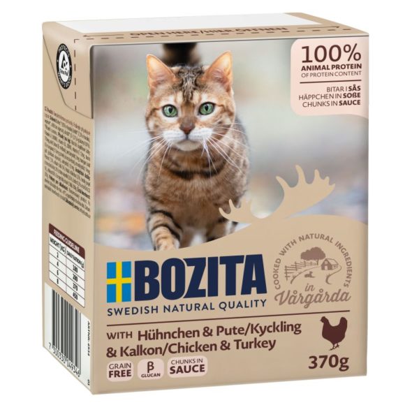 Bozita Feline en sauce avec poulet et dinde – Image 2