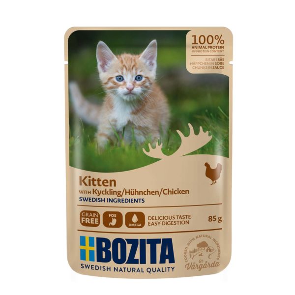 Bozita Pouch HiS Poulet pour chaton