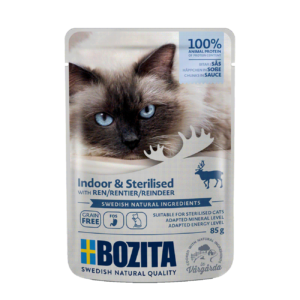 Bozita Pouch Indoor & Sterilised HiS Renne - en sauce