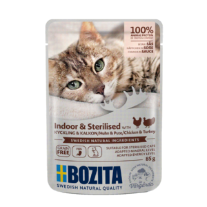 Bozita Pouch Indoor & Sterilised HiS Poulet & Dinde - en sauce