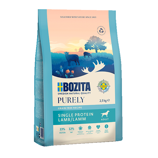 Bozita Purely Adult Agneau GRAINFREE - Mono-protéine
