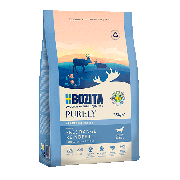 Bozita Purely Adult Active Renne GRAINFREE