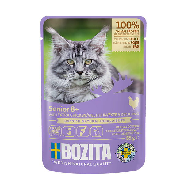 Bozita Pouch Senior 8+ HiS Extra chicken