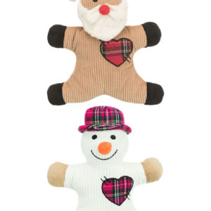 Xmas peluche Père Noël/bonhomme de neige TRIXIE 29 cm