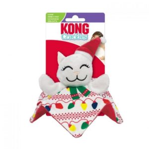 KONG Jouet de Noël pour chats Crackles Santa Kitty