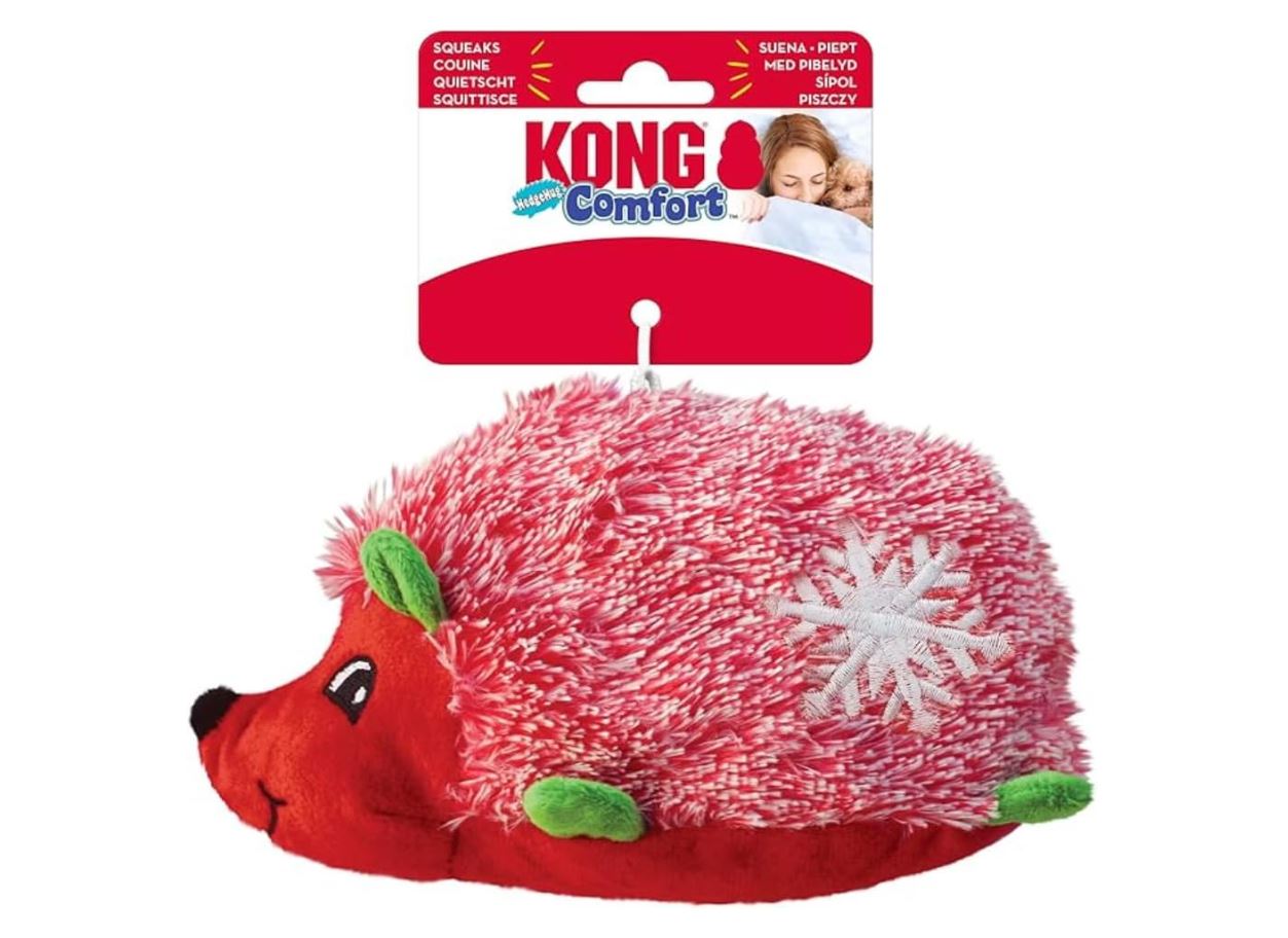 KONG holiday comfort hedgehug medium