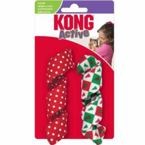 KONG Holiday Cat Active Curlz Cat Toy