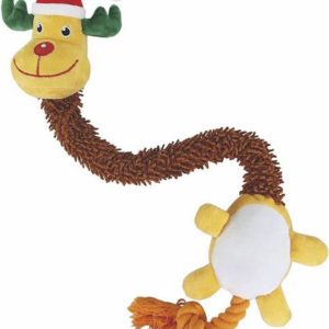 Nobby Plush Xmas moose with rope, 60 cm