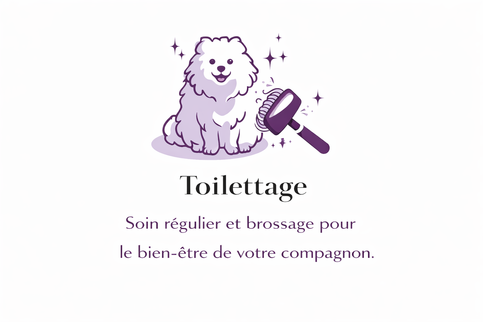 Toilettage chien