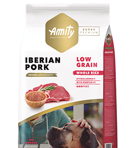 Amity Dog Super Premium Line Adult Porc