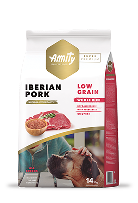 Amity Dog Super Premium Line Adult Porc