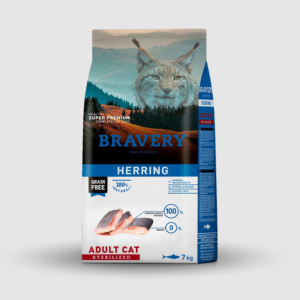 Bravery Grain Free Cat Adult sterilized Herring