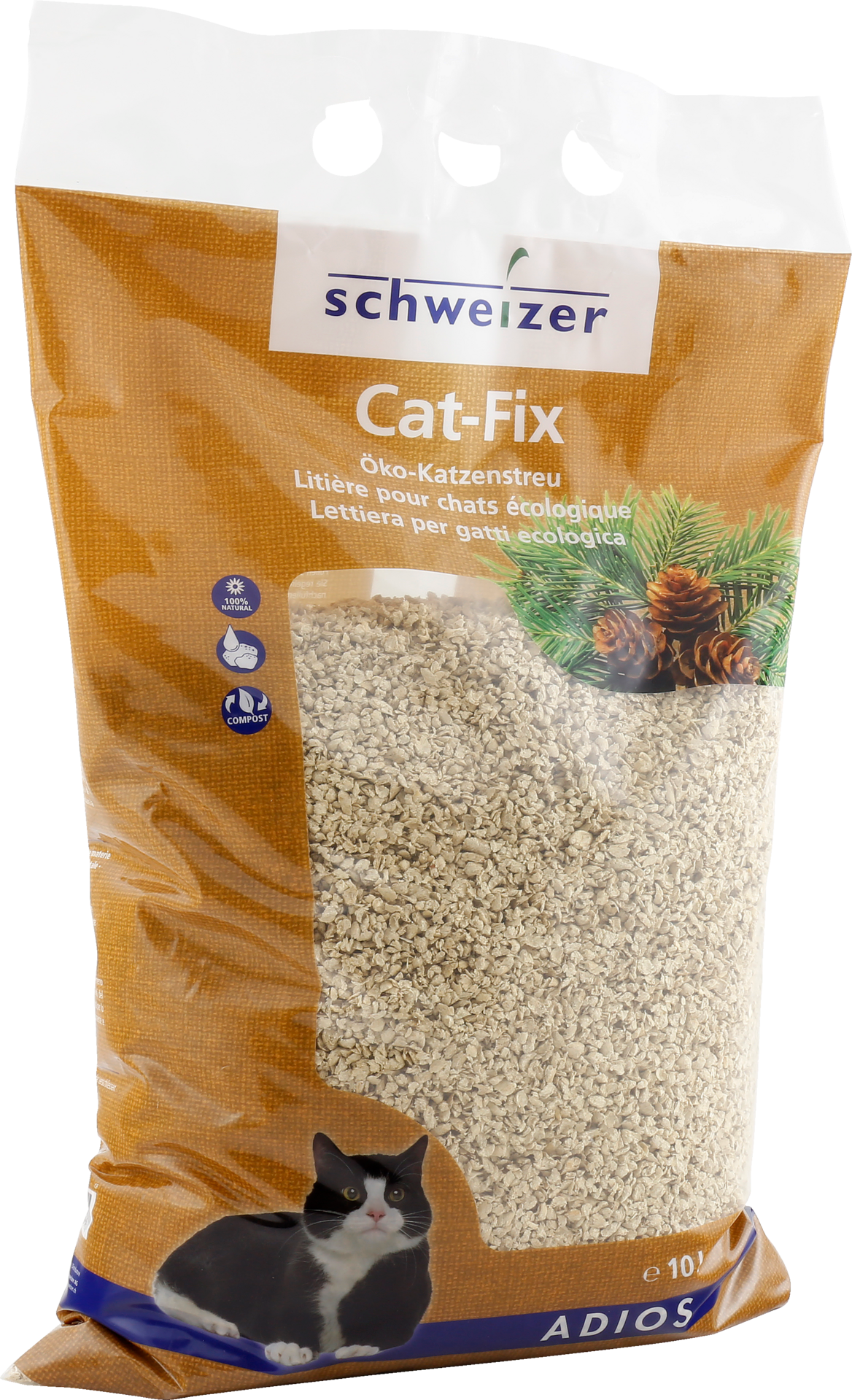 Litière CatFix biodégradable et compostable