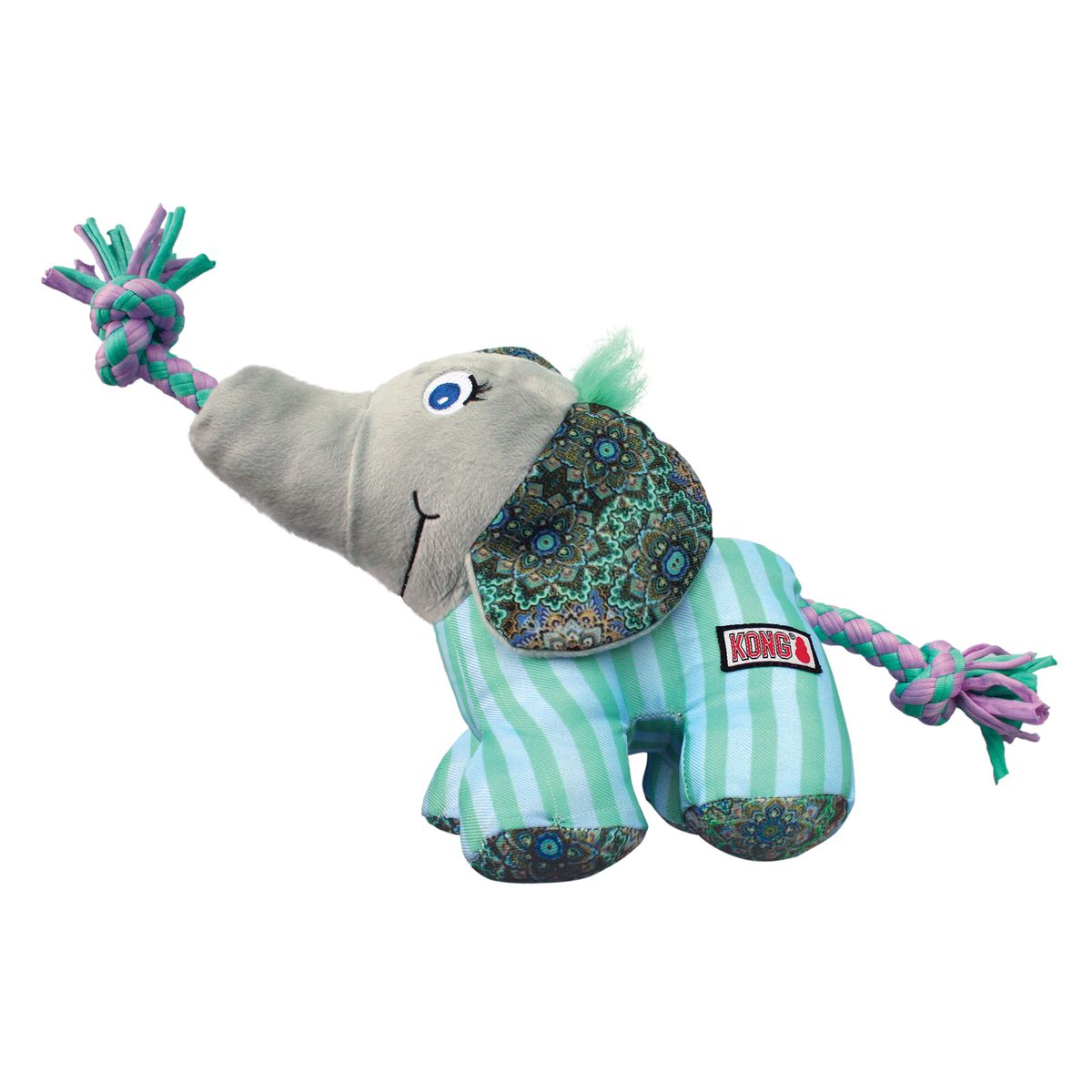 KONG Knots Carnival Elephant jouet en peluche pour chiens